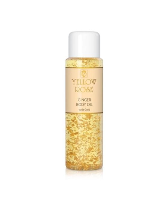 Yellow Rose Ginger Body Oil With 23k Gold (200ml)