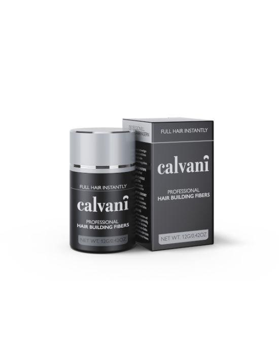 Calvani Hair Building Fibers Σκόνη Πύκνωσης Light Brown (Καφέ / Καστανό Ανοιχτό) 12gr