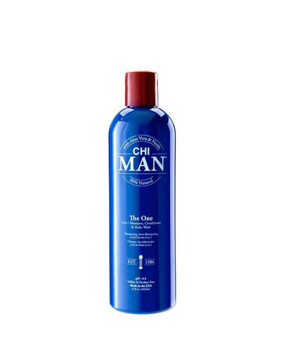 CHI Man The One 3-in-1 Shampoo, Conditioner & Body Wash 355ml