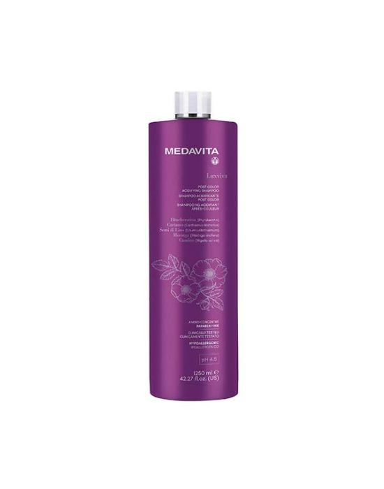 Medavita Luxviva Post Color Acidifying Shampoo 1250ml