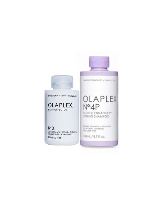 Olaplex No3 100ml & No.4P Blonde Enhancer Toning Shampoo 250ml Kit