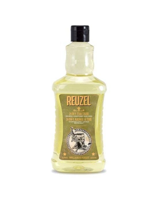Reuzel 3in1 Tea Tree Shampoo, Conditioner & Body Wash 1000ml