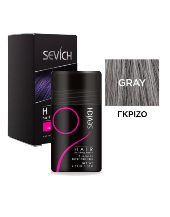 Sevich Hair Building Fibers Grey 12gr