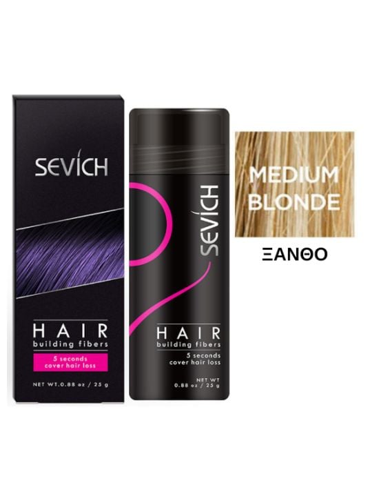 Sevich Hair Building Fibers Medium Blonde 25gr