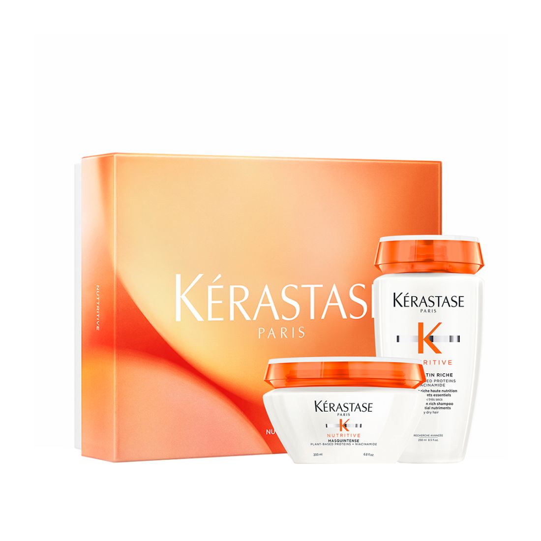 Kerastase Nutritive - Limited Edition Σετ Περιποίησης για Πολύ Ξηρά Μαλλιά με Λεπτή Τρίχα (Bain Satin Riche Shampoo 250ml, Masquintense Hair Mask 200ml, Nectar Thermique Leave-In 150ml)