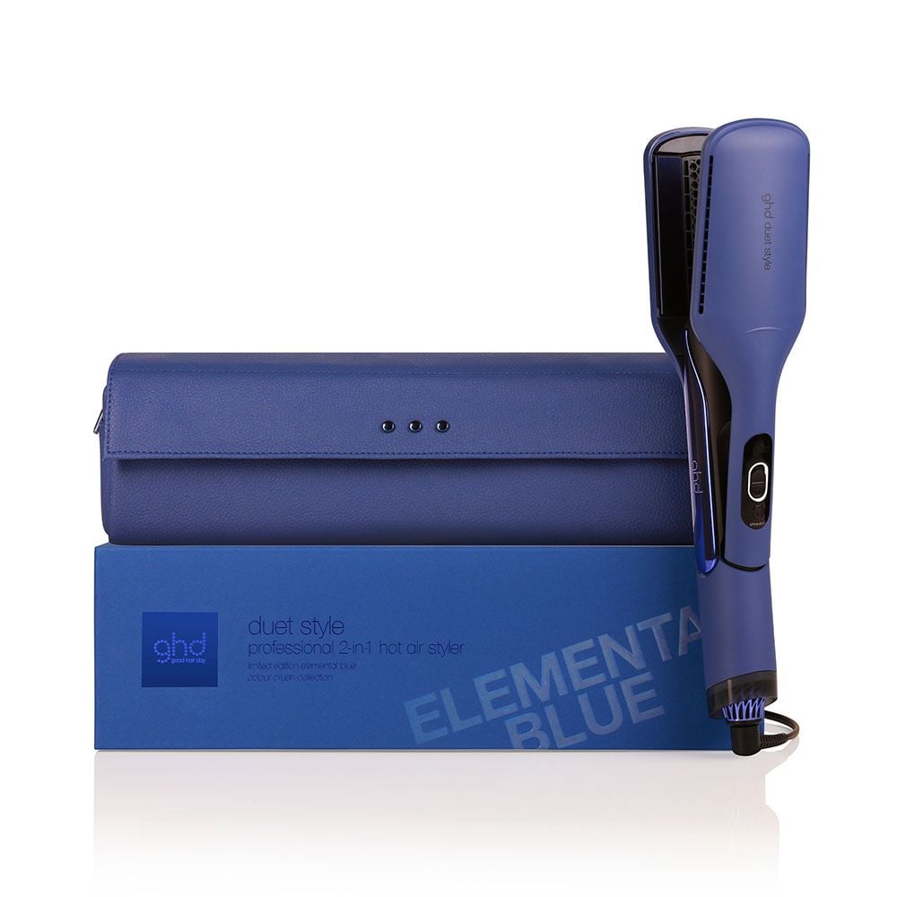 Ghd Duet Styler Limited Edition Elemental Blue Colour Crush Collection