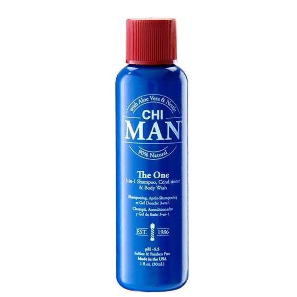 CHI Man The One 3-in-1 Shampoo, Conditioner & Body Wash 30ml