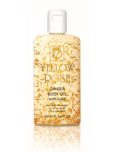 Yellow Rose Ginger Body Oil With 23k Gold (100ml)