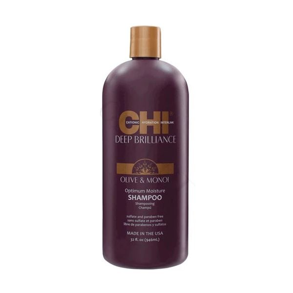 CHI Deep Brilliance Olive Monoi Optimum Moisture Shampoo 946ml