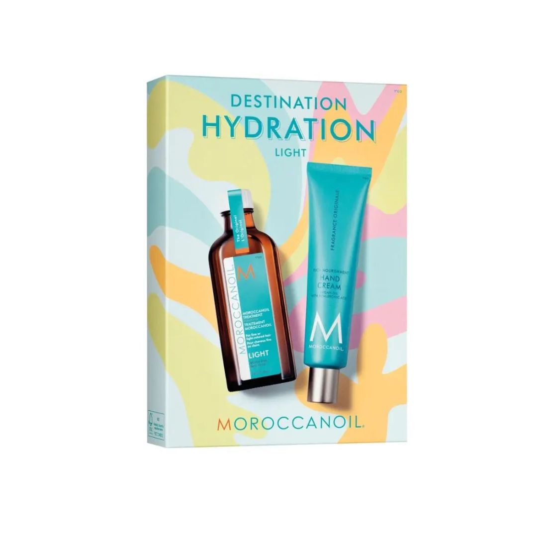 Moroccanoil Hydration Destination Light Set (Oil Treatment Light 100ml & ΔΩΡΟ Hand Cream 100ml)