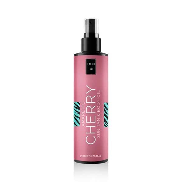 Lavish Care Amaretto Cherry Sun Tan & Body Oil 200ml