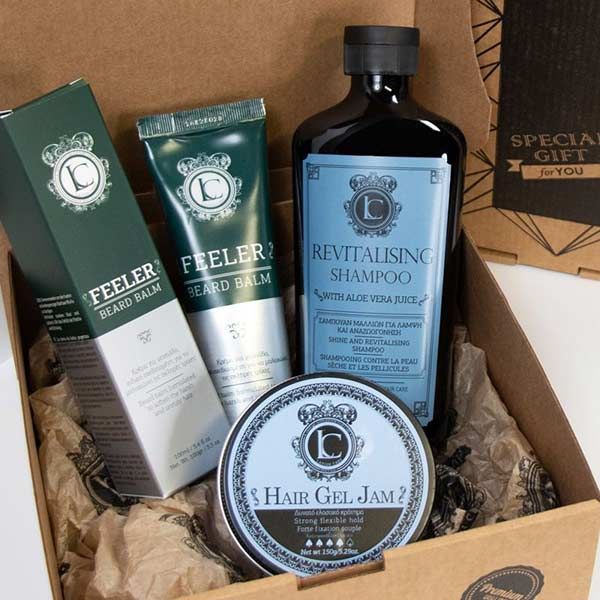 Lavish Men Care - Gift Set Premium V (Shampoo 250ml,Balm 100ml,Jam 100ml)