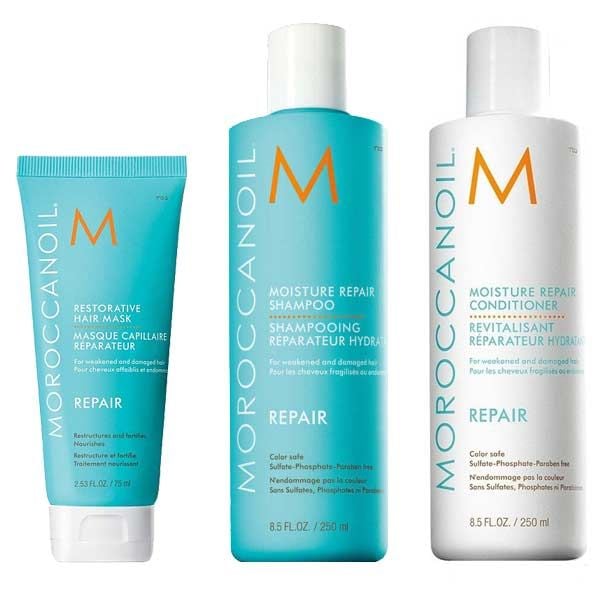 Limited Offer! Moroccanoil Repair Set δεν περιλαμβάνει box (Shampoo 250ml,conditioner 250ml &amp; restorative hair mask 75ml )