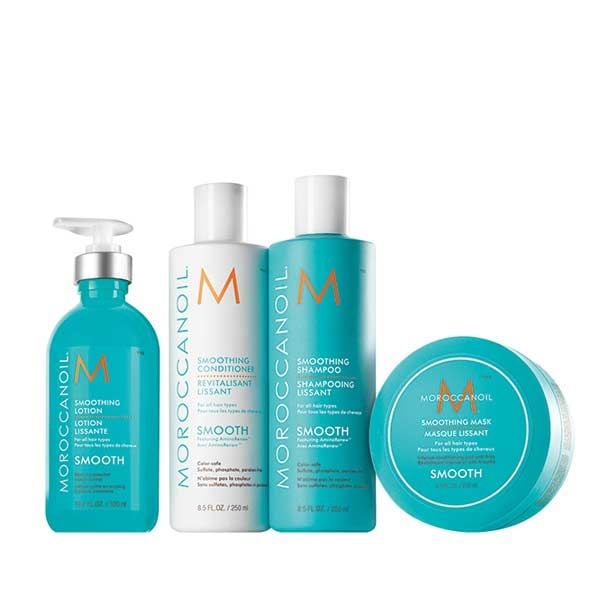 Limited Offer! Moroccanoil Smooth Premium Collection (Shampoo 250ml, Conditioner 250ml, Lotion 300ml, Mask 250ml)