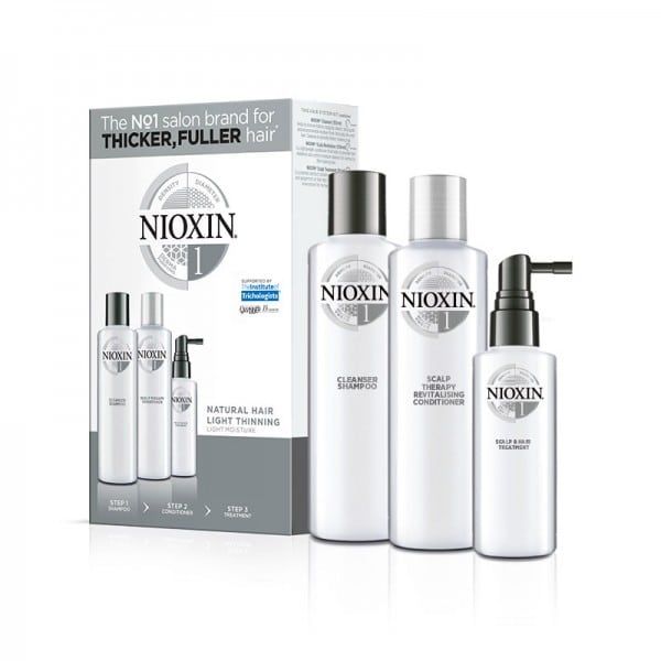 Nioxin Kit Σύστημα 1 (Σαμπουάν 150ml, Conditioner 150ml, Θεραπεία 50ml)