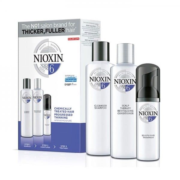 Nioxin Kit Σύστημα 6 (Σαμπουάν 150ml, Conditioner 150ml & Θεραπεία 40ml)