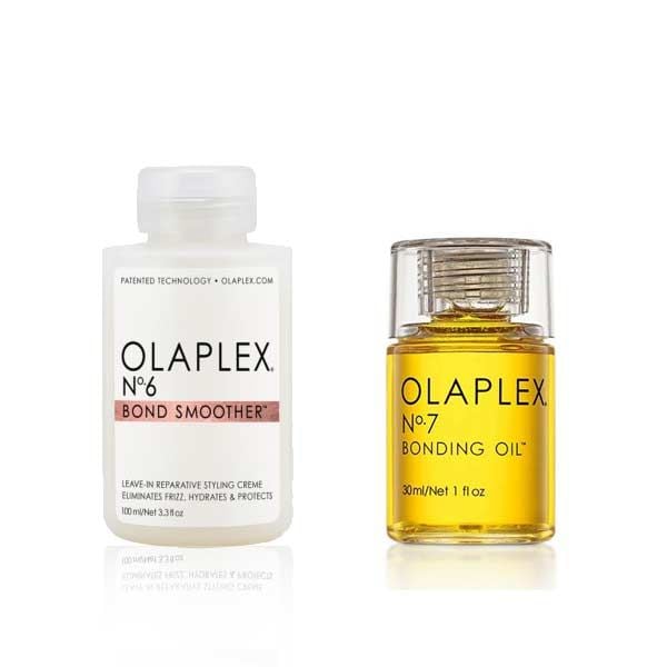 Olaplex Anti Frizz Hair Set (No.6 Bond Smoother 100ml + No.7 Bonding Oil 30ml)