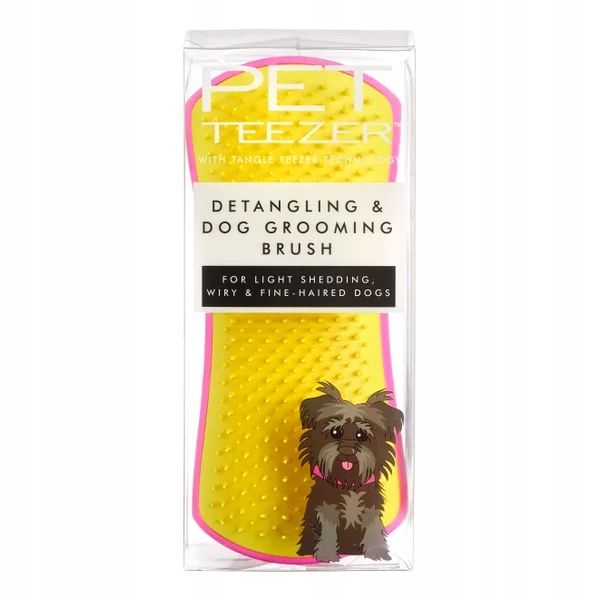 Tangle Teezer Medium Large Detangling Pink/Yellow Brush Pet Teezer
