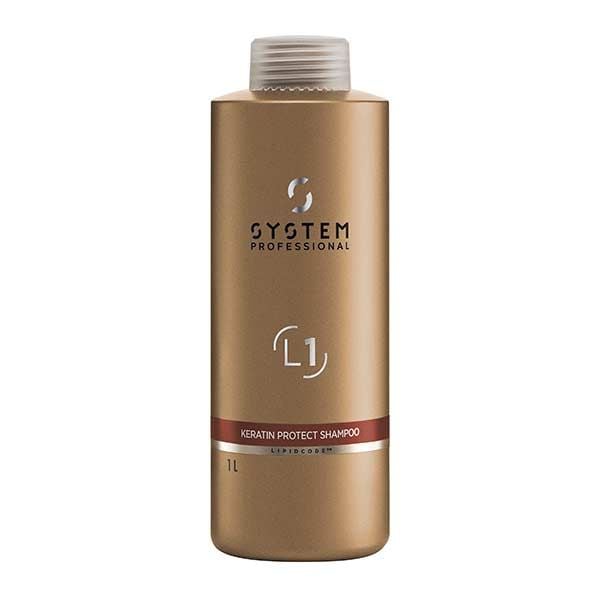 System Professional Fibra LuxeOil Keratin Protect Shampoo 1000ml (L1)
