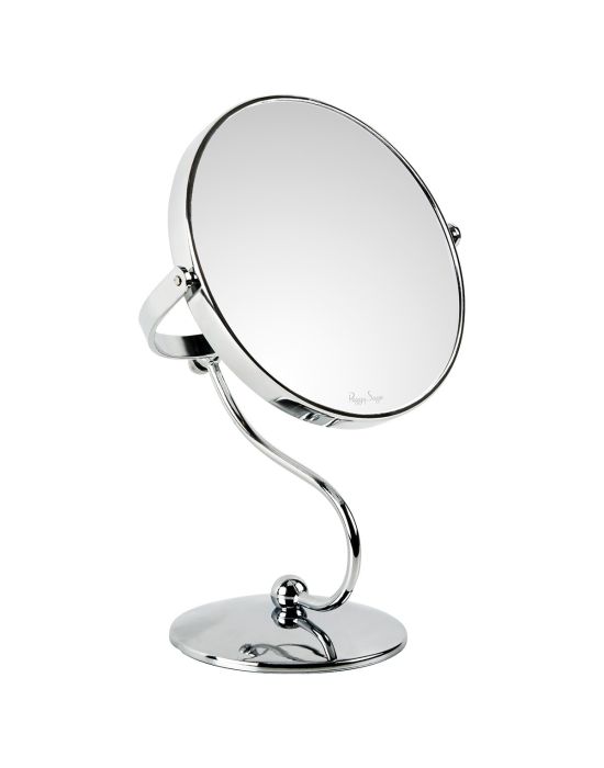 Peggy Sage Double-sided 10x magnifying mirror with stand