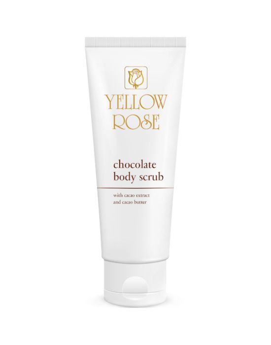 Yellow Rose Chocolate Body Scrub (250ml)