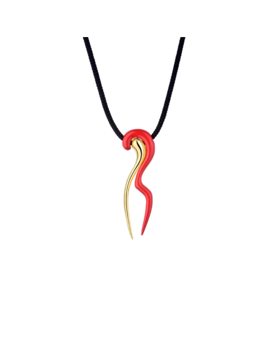 Honor Omano Pendant Lucky Flow 23 Gold & Red