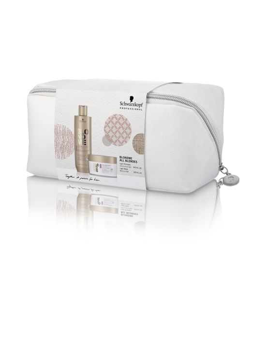 Schwarzkopf Professional BlondMe All Blondes Light Gift Bag 2023 Set (Shampoo 300ml + Mask 200ml)