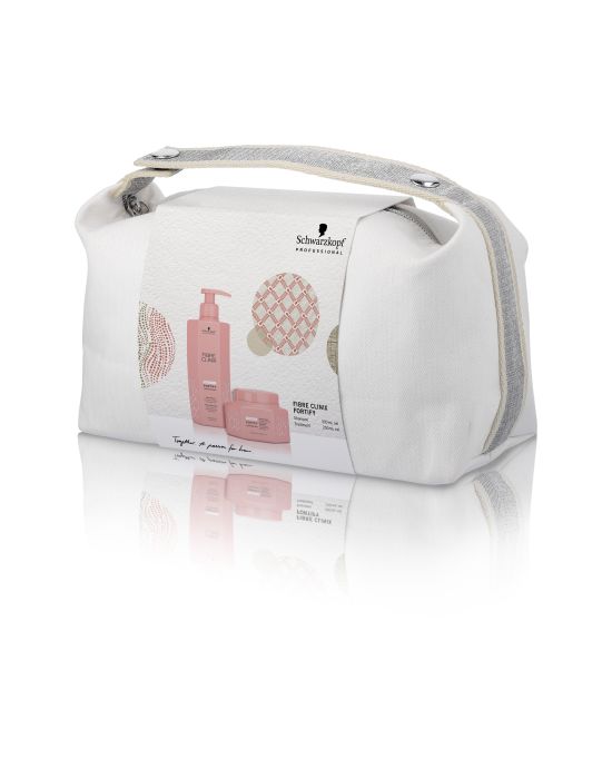Schwarzkopf Professional Fibre Clinix Fortify Gift Bag 2023 (Shampoo 300ml, Masque 250ml)