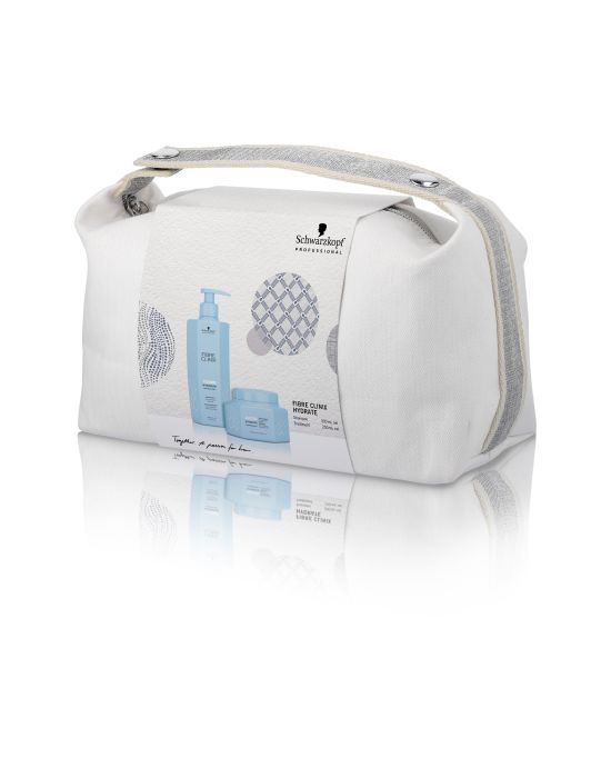 Schwarzkopf Professional Fibre Clinix Hydrate Gift Bag (Shampoo 300ml, Masque 250ml)