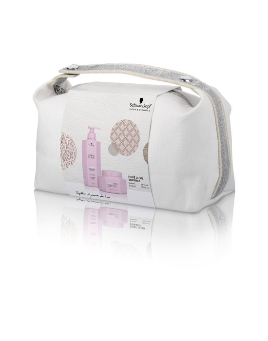 Schwarzkopf Professional Fibre Clinix Vibrancy Gift Bag 2023 (Shampoo 300ml, Masque 250ml)