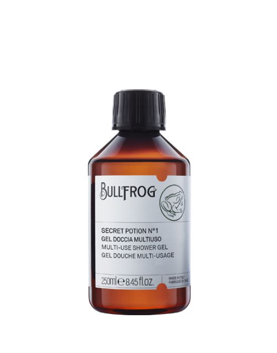 Bullfrog All in One Shower Shampoo Secret Potion No1 250ml (αφρόλουρτο & σαμπουάν , για μαλλιά και γένεια)