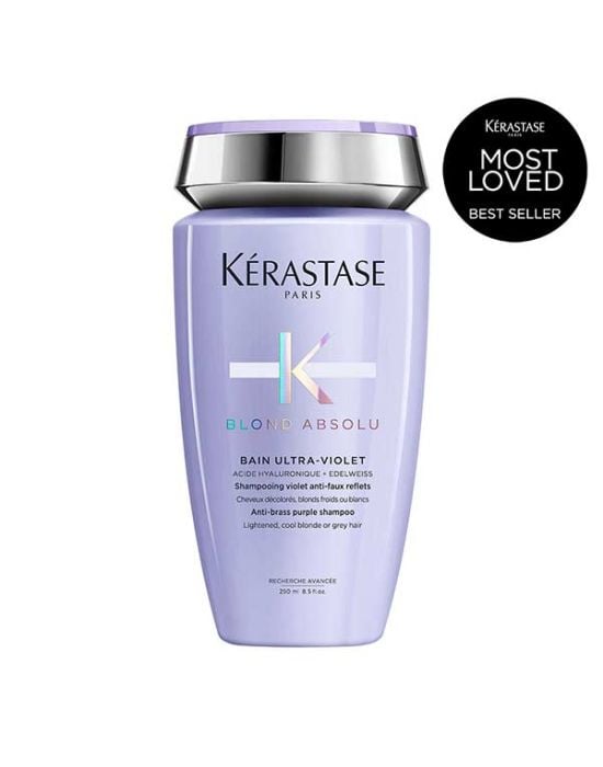 Kérastase Blond Absolu Bain Ultra-Violet Σαμπουάν με Μωβ Χρωστική για Βαμμένα Ξανθά Μαλλιά 250ml