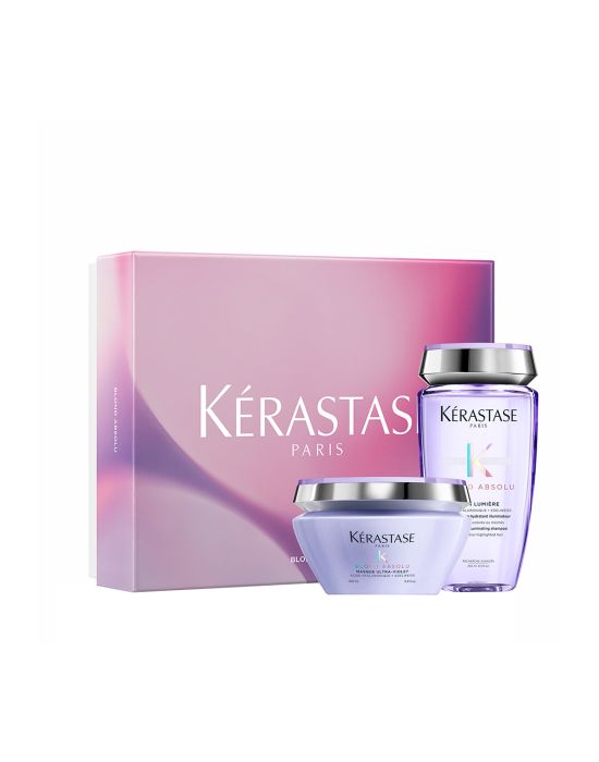 Kerastase Blond Absolu - Limited Edition Σετ Περιποίησης για Ξανοιγμένα Μαλλιά (Bain Lumiere 250ml, Ultra Violet Masque 200ml)