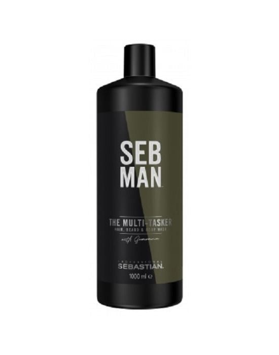 Sebastian Professional Seb Man The Multi-Tasker 3in1 Hair, Beard &amp; Body Wash 1000ml