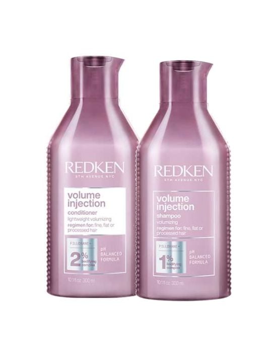 Redken Volume Injection Duo Set (Shampoo 300ml & Conditioner 300ml)