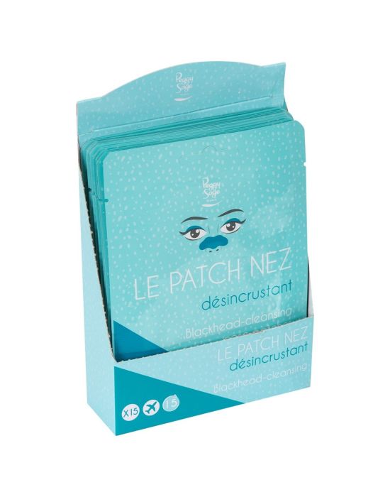 Peggy Sage Εκθετήριο Blackhead Cleansing Nose Patches 15τμχ