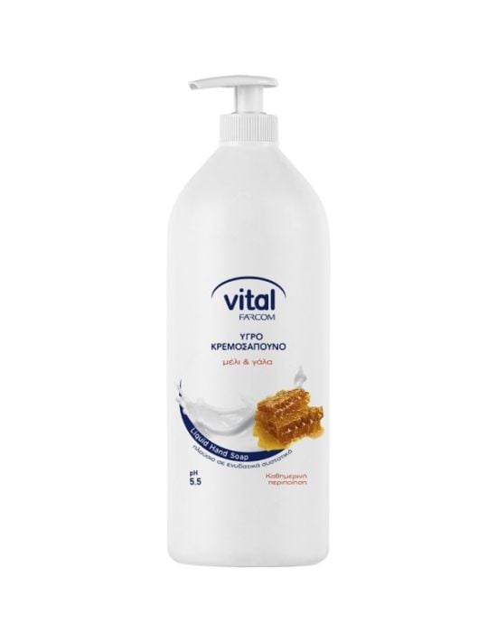 Farcom Vital Cream Soap Milk & Honey 1000ml