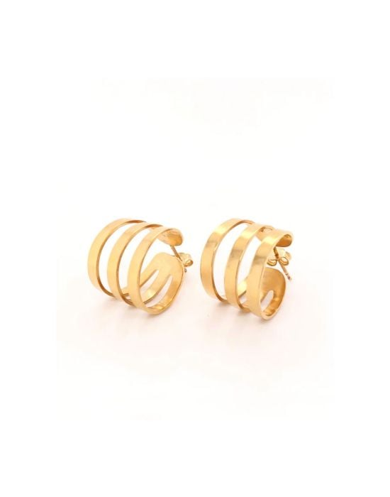 LifeLikes Linear Gold Earrings