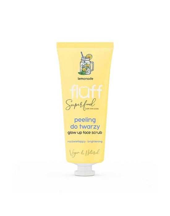Fluff Glow Up Face Scrub Lemonade Brightening 75ml