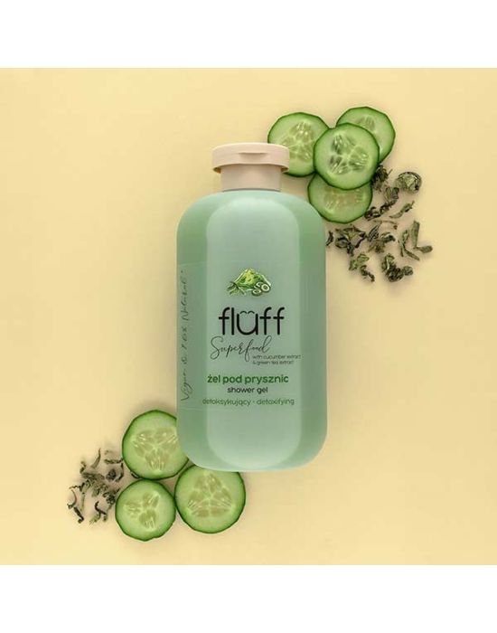 Fluff Shower Gel Cucumber & Green Tea 500ml