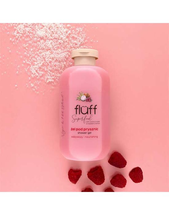 Fluff Shower Gel Coconut & Raspberry 500ml