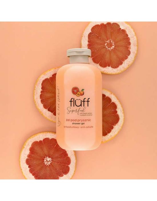 Fluff Shower Gel Peach & Grapefruit 500ml