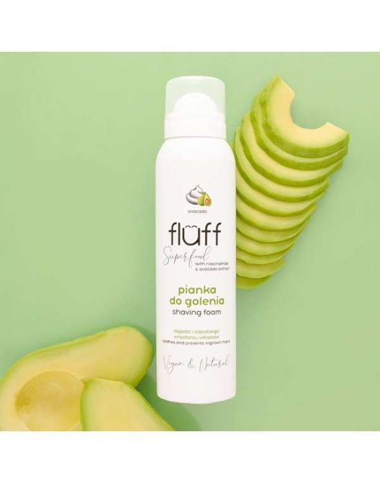 Fluff Shaving Foam with Niacynamide and Avocado Extract 150ml
