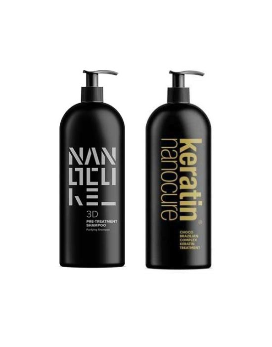Keratin Nanocure Pre- Keratin Shampoo & Keratin Treatment 1000ml