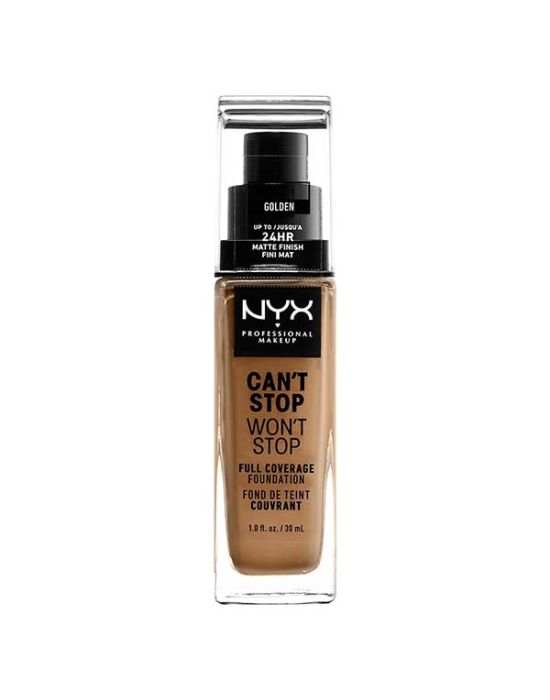 Nyx Can't Stop Won't Stop Full Coverage Foundation 13 Golden 30ml