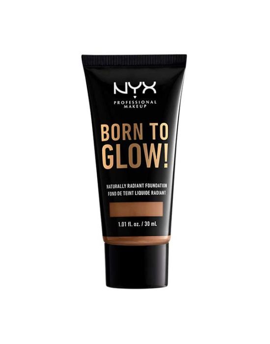 Nyx Born To Glow! Naturally Radiant Foundation 16 Mahogany 30ml
