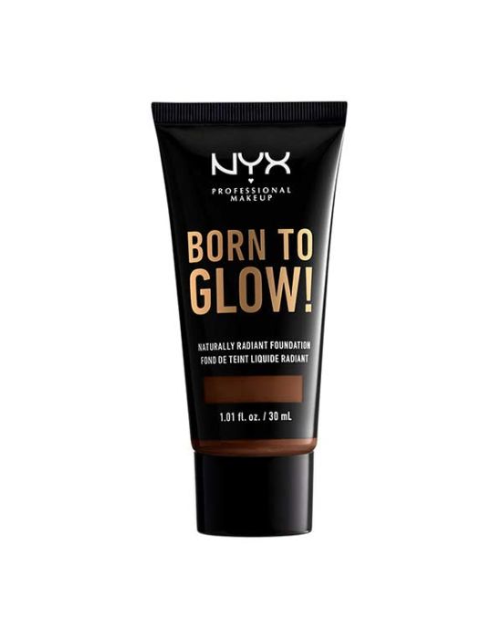 Nyx Born To Glow! Naturally Radiant Foundation 22.7 Deep Walnut 30ml