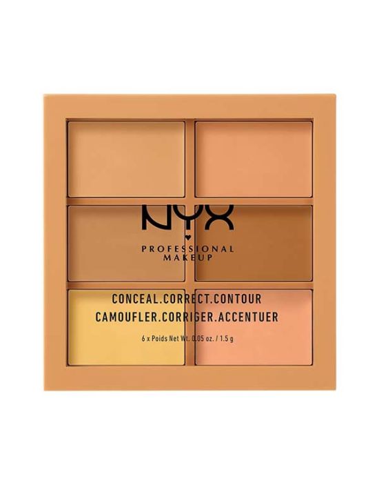 Nyx Color Conceal, Correct, Contour Palette 02 Medium 1.5x6gr