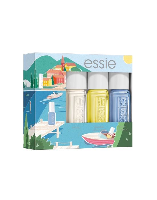  Essie Mini Kit Gift Set 6 (No. 1 Blanc 5ml, No. 219 Bikini So Teeny 5ml, No. 648 Summer Soul-Stice 5ml)