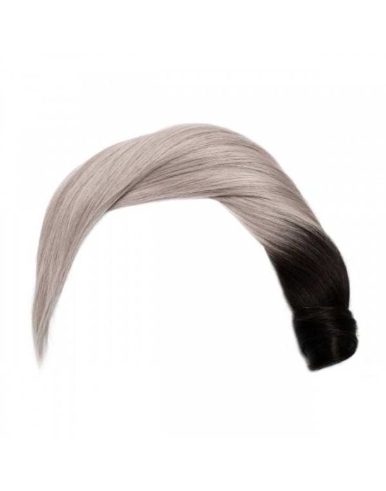 Seamless1 Salt n Pepper Ponytail Remy Hair 55cm